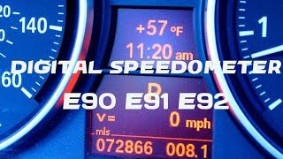 BMW Coding on NCS Expert II E90 E91 and E92 II Windows II Digital Speedometer [upl. by Naesar101]