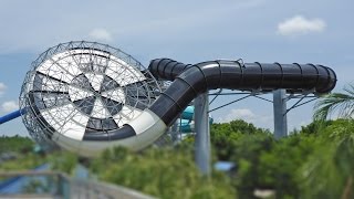 Rapids Water Park  quotBlack Thunderquot ProSlide TORNADO Onride POV [upl. by Maxim]