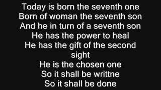 Iron Maiden  Seventh Son of a Seventh Son Lyrics [upl. by Silver517]