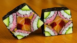 Mosaic Sushi Roll Evolution  Food Recipe [upl. by Graig]