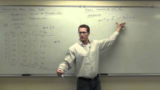 Statistics Lecture 52 A Study of Probability Distributions Mean and Standard Deviation [upl. by Nnorahs]