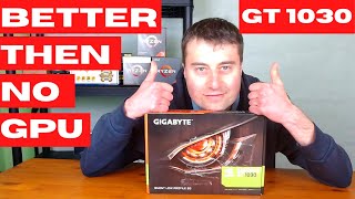 Gigabyte Geforce GT 1030 Unboxing and Install  Silent and Low Profile Graphics Card [upl. by Ellessig]