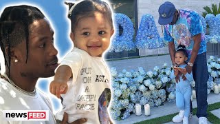 Travis Scotts Cutest Dad Moments With Stormi [upl. by Ajidahk]