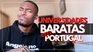 âœ… 5 UNIVERSIDADES BARATAS em PORTUGAL [upl. by Euqinahc]