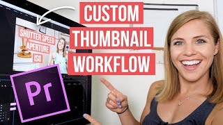 Make a Youtube Custom Thumbnail In Premiere Pro [upl. by Llertnek]