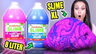 GIGANTISCH NEON LIJM SLIJM MAKEN  Slime Sunday [upl. by Fafa69]