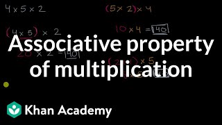 Associative property of multiplication [upl. by Wain]