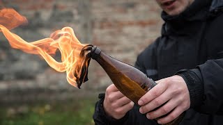 APRENDA FAZER UM COQUETEL MOLOTOV EM CASA  experiência [upl. by Fernandina]