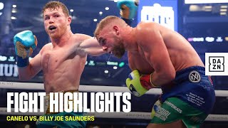 HIGHLIGHTS  Canelo Alvarez vs Billy Joe Saunders [upl. by Suiravat]