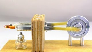 Twosyringe Stirling engine [upl. by Ardnekahs828]