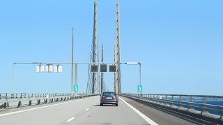 Øresund Bridge Copenhagen to Malmö [upl. by Gewirtz794]