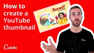 How to create YouTube Thumbnails with Canva [upl. by Nealah]