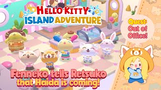 Fenneko tells Retsuko that Haida is coming 🥰💖Hello Kitty Island Adventure hellokitty sanrio [upl. by Heddi]