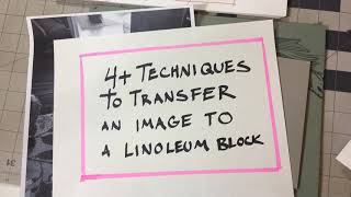 4 Ways to Transfer an Image to a Linoleum Block [upl. by Aristotle]