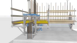 Bitschnau Slipform Animation Gleitschalung Slipforming FUTURA System [upl. by Zsamot]