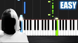 Sia  Cheap Thrills  EASY Piano Tutorial by PlutaX [upl. by Uamak]