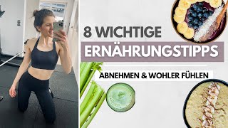 8 Tipps für eine gesunde Ernährung  So gelingt der Einstieg  GET STARTED CHALLENGE  Tina Halder [upl. by Flan210]