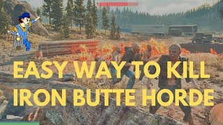 Easy Way to Defeat Iron Butte Ranch Horde  Days Gone  Keep Them Safe [upl. by Ahsienom]