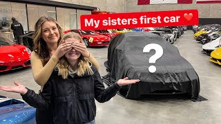 SURPRISING MY 17 yo SISTER WITH HER FIRST CAR [upl. by Coray]