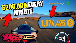 Need For Speed Payback Money Glitch  200000k Every 1 Minutes  Payback Money Glitch [upl. by Aicemak]