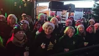 WHAT CHRISTMAS MEANS TO ME Rock Choir at Birkdale Lights Switch On 1st December 2024 [upl. by Nessa]