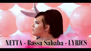 NETTA  Bassa Sababa  LYRICS [upl. by Green]