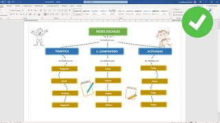 Como crear un mapa conceptual en WORD [upl. by Rehoptsirhc920]