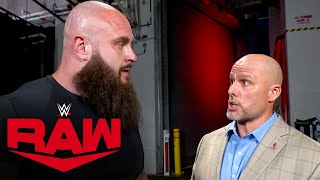 Braun Strowman demands a fight Raw Oct 5 2020 [upl. by Fiorenze]