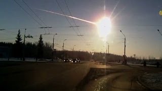 Videos capture exploding meteor in sky [upl. by Lebasile]