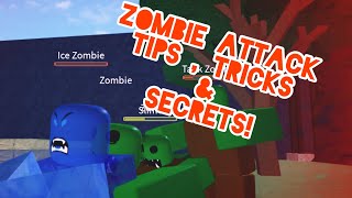 Zombie Attack  Tricks Tips Secrets  Roblox [upl. by Winnick]