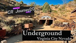 Virginia City Nevada Mines Underground tour of Virginia City [upl. by Mureil]