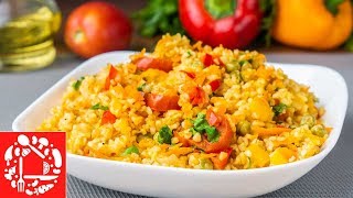 Невероятно Вкусно Лучший рецепт Булгура с овощами [upl. by Acissej743]