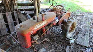 74 year old vintage tractor left in a barn for 20 years Will it start [upl. by Annoval]