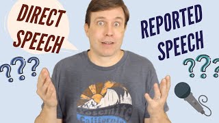 Reported Speech vs Direct Speech  Advanced Grammar Lesson [upl. by Kiele]