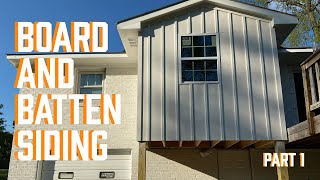 DIY Board and Batten Siding [upl. by Eilatan67]