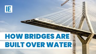 How bridges are built over water [upl. by Annayehc637]