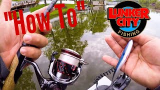 How to Fish a Fluke Lunker City Fishing Fins Fish [upl. by Ahseinad]