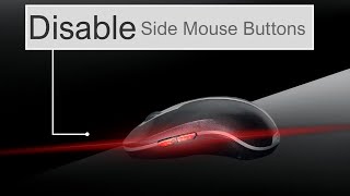 How To Disable Back Forward Mouse Buttons  How To Reassign Mouse Windows [upl. by Aneerehs]