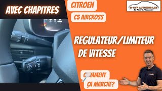 Citroen C5 Aircross RégulateurLimiteur de vitesse [upl. by Ialohcin]