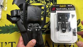 DIY  Safariland QLS Fork install on 6360RDS holster 20210311 [upl. by Alrich]