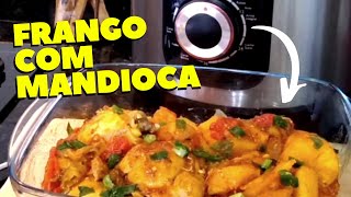 Frango com Mandioca na pressão elétrica [upl. by Suiddaht846]