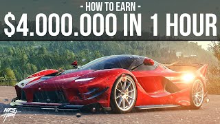 Need for Speed Heat  HOW TO EARN 4000000 IN 1 HOUR Best Money Making Method [upl. by Anilas540]