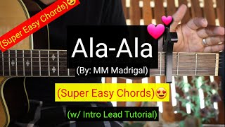 Alaala  MM Madrigal Super Easy Chords Guitar Tutorial [upl. by Ainirtak881]