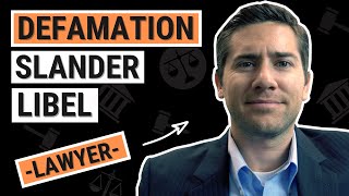 Defamation Slander amp Libel Explained by an Employment Lawyer [upl. by Raknahs]