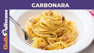 CARBONARA PERFETTA la ricetta di GialloZafferano [upl. by Novy173]