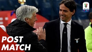 Atalanta 02 Lazio  Gasperini amp Inzaghi Post Match Press Conference  TIM Cup 1819 [upl. by Joelly]