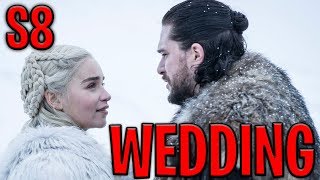 Jon Snow And Daenerys’ Wedding In Season 8  Game of Thrones [upl. by Fanchette]