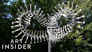 How These Metal Sculptures Move With The Wind [upl. by Kingston]