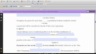 How to Fill in Standard Residential Lease Agreement [upl. by Ahsiruam]