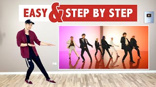 BTS BUTTER DANCE TUTORIAL EASY TUTORIAL  STEP BY STEP WITH EXPLANATIONS  MIRRORED [upl. by Cleodal792]